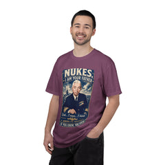 Nukes I Am Your Father Vintage United States Navy Nuclear Power Submarine Graphic T-Shirt