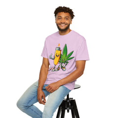 Vintage 'Lighter & Weed' Graphic T-Shirt — Relaxed Stoner/Cannabis Tee