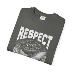Respect the Locals Whale T-Shirt — Marine Conservation Graphic