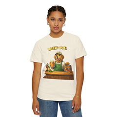 Golden Retriever Brewer Beer T-Shirt — Cute Brew-Dog Graphic Tee