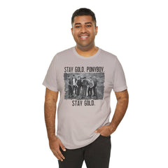 The Outsiders Shirt, Front and Back Images, Greasers Characters Shirt, Unisex Jersey Short Sleeve Tee