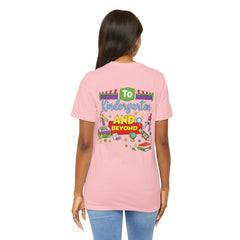 Personalized Name Kindergarten Teacher T-Shirt —  Kindergarten and Beyond Graphic Tee