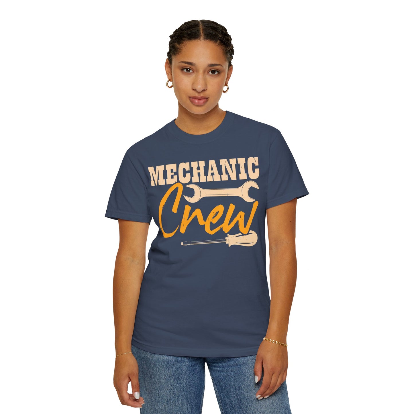 Mechanic Crew Shirt, Comfort Colors Unisex Relaxed Fit T Shirt