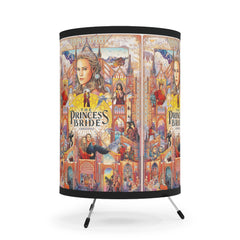 The Princess Bride, Tripod Lamp has High-Res Printed Shade, US\CA plug, Movie Quotes Lamp, unique movie fan gift, gift for him, gift for her