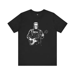 Franken Stein Metal Bass Guitarist - Unisex Jersey Short Sleeve Tee