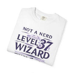 Level 37 Wizard T-Shirt — "Not a Nerd" THAC0 Survivor D&D Gamer Tee