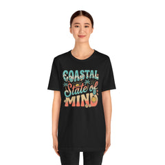 Coastal State of Mind Tee — Retro Beach Graphic T-Shirt