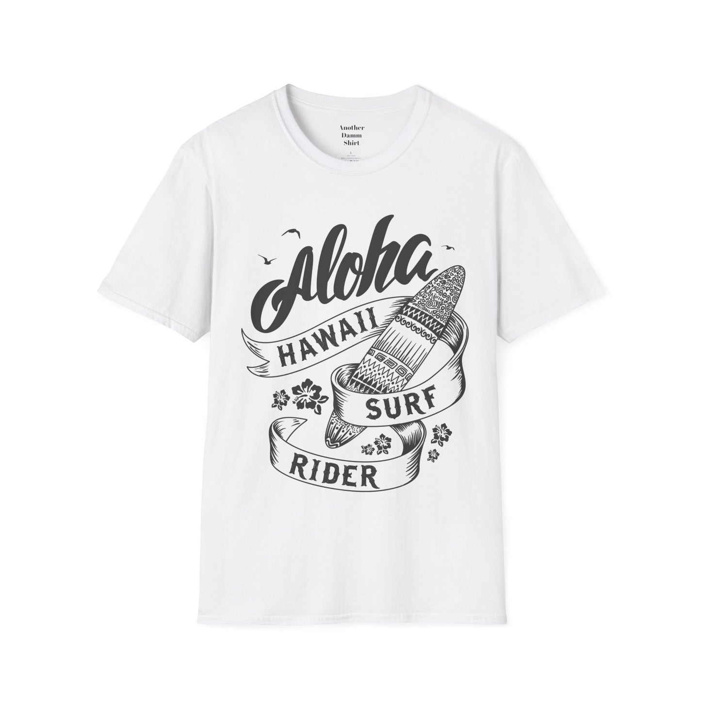 Aloha Hawaii Surf Rider Unisex Softstyle T-Shirt