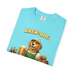 Golden Retriever Brewer Beer T-Shirt — Cute Brew-Dog Graphic Tee