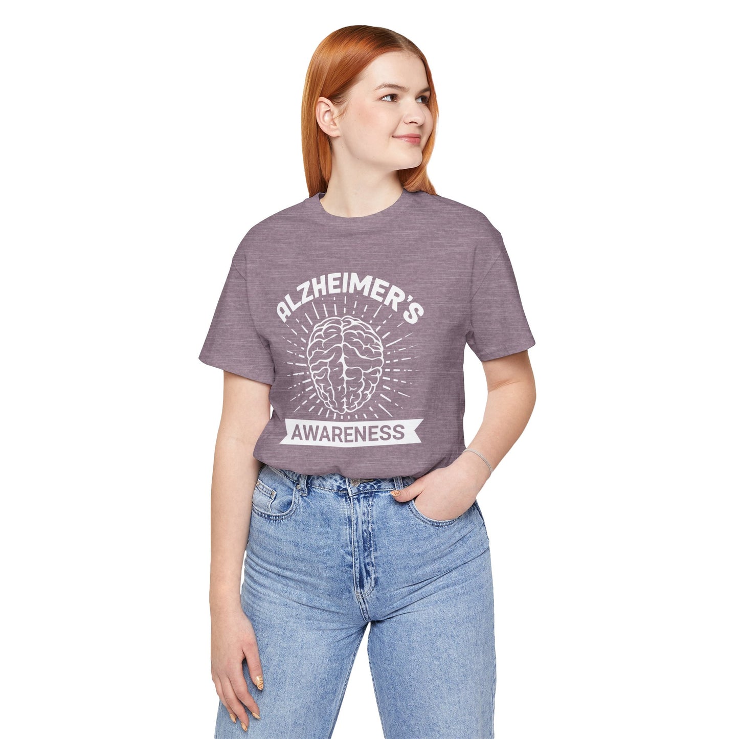 Alzheimers Awareness - Unisex Jersey Short Sleeve Tee