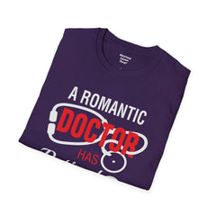Romance Doctor - Unisex Softstyle T-Shirt | Nurse Awareness, Medical Wear, Gift For Her, Scrubs Lover, Hospital Staff Gift, Registered Nurse