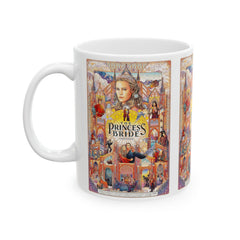 Unique Three Panel  Stain Glass Graphic Princess Bride Mug