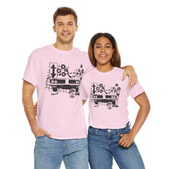 Abstract Retro Racing Car Unisex Heavy Cotton Tee | Perfect for Car Enthusiasts, Father's Day Gift, Casual Wear, Vintage Style, Unique Graphic Shirt