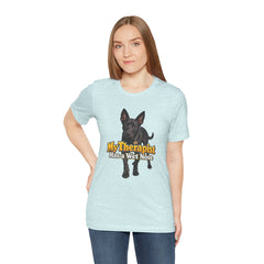 My Therapist Has A Wet Nose Personalized with your dog(s) image T-Shirt
