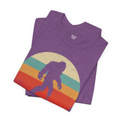 Retro Sunset Bigfoot Tee - Amputee Awareness T-Shirt