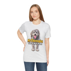 My Therapist Has A Wet Nose Personalized with your dog(s) image T-Shirt
