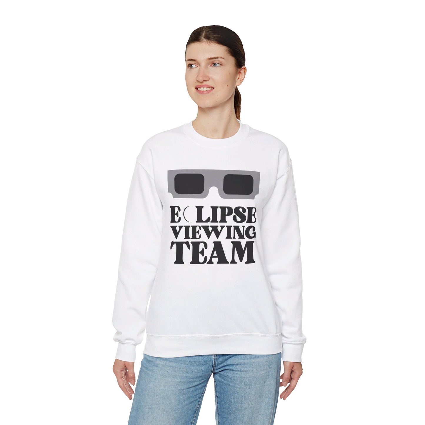 ECLIPSE VIEWING TEAM Unisex Crewneck Sweatshirt