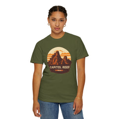 Capitol Reef National Park Graphic, Comfort Colors Soft Relaxed Fit Unisex Garment-Dyed T-shirt