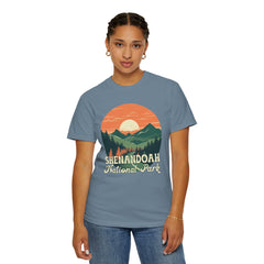 Shenandoah National Park Graphic, Comfort Colors Soft Relaxed Fit Unisex Garment-Dyed T-shirt