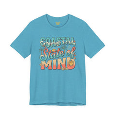 Coastal State of Mind Tee — Retro Beach Graphic T-Shirt