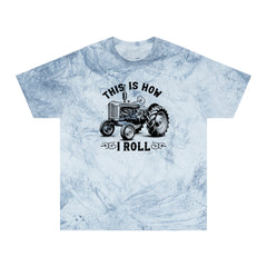 This Is How I Roll - Tractor Graphic Unisex Color Blast T-Shirt