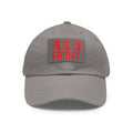 RED Friday unisex ball cap with Leather Patch (Rectangle) / Remember Everyone Deployed /awareness / honor military / active duty /