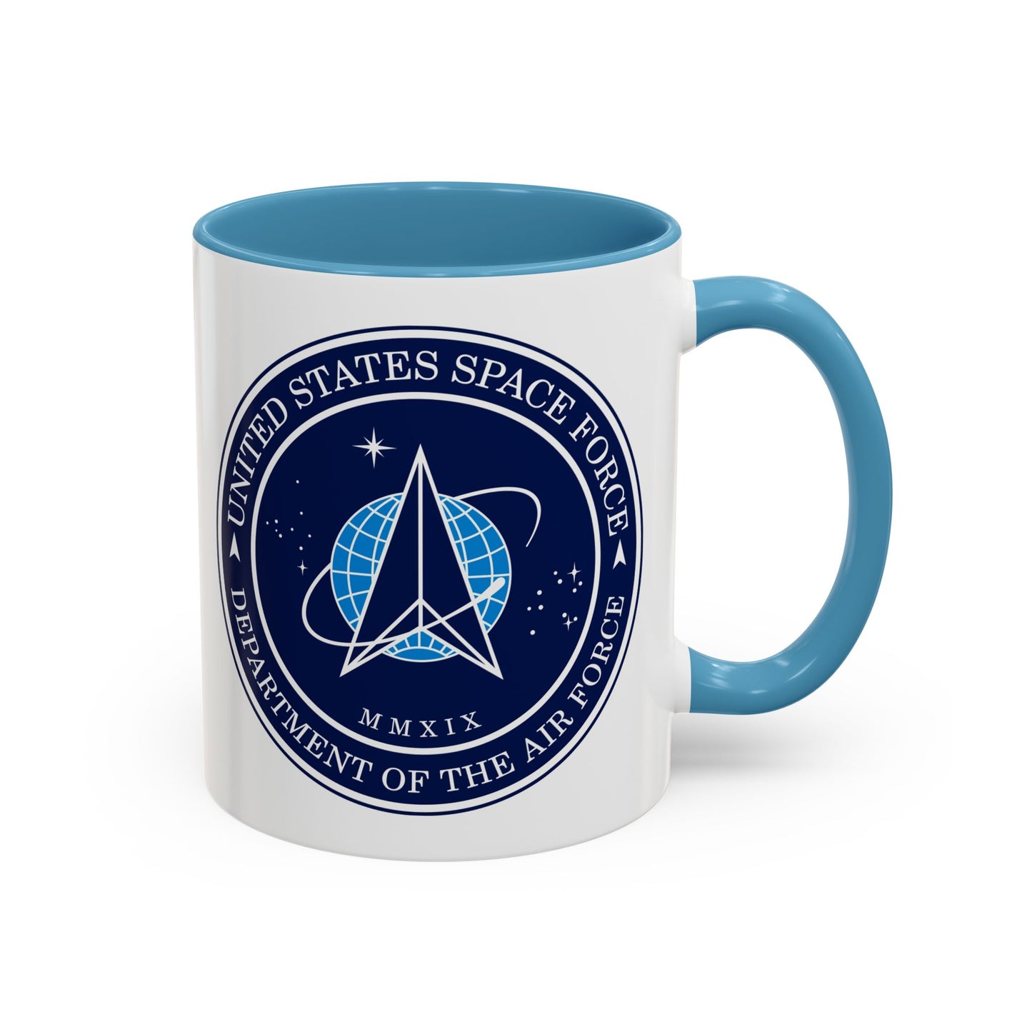 SPACE FORCE Emblem Accent Mug