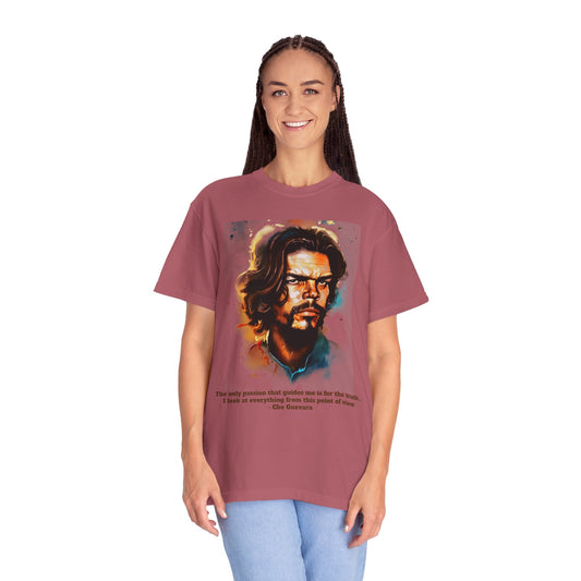 Che Guevara Sketched Unisex Garment-Dyed T-shirt