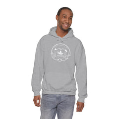 The Hideout Adventure Hoodie – Lake Ariel, PA Mountain Graphic Hooded Sweatshirt