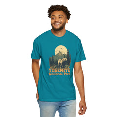 Yosemite National Park Graphic, Comfort Colors Soft Relaxed Fit Unisex Garment-Dyed T-shirt