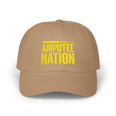 Amputee Nation Classic Dad Cap, Casual Hat for Support, Gift for Amputees, Awareness Cap, Adjustable Dad Hat