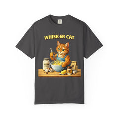 Whisker Cat Baking T-Shirt — Cute Cat Chef Graphic Tee