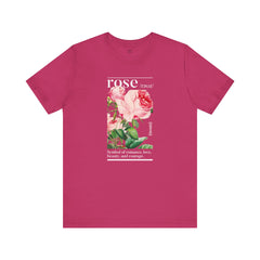 Rose Definition Unisex Tee - Symbol Of Romance, Love, Beauty And Courage