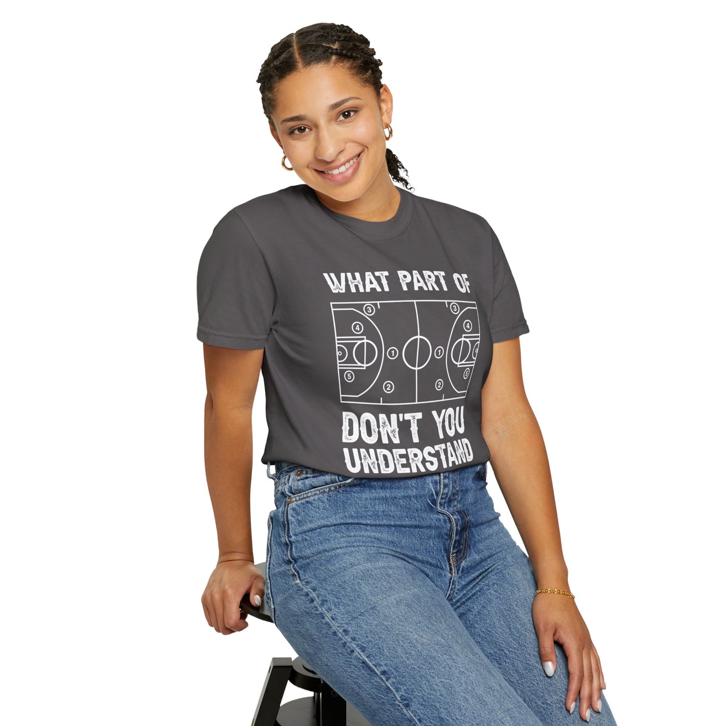 What Part of Basketball Don't You Understand, Comfort Colors Unisex Garment-Dyed T-shirt