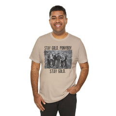 The Outsiders Shirt, Front and Back Images, Greasers Characters Shirt, Unisex Jersey Short Sleeve Tee