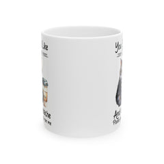 Funny Cat graphic mug, you smell like drama, ceramic cat mug, 11oz, 15oz, cat lover gift, gift for her, Cat Mamma, pet lover gift, sarcastic
