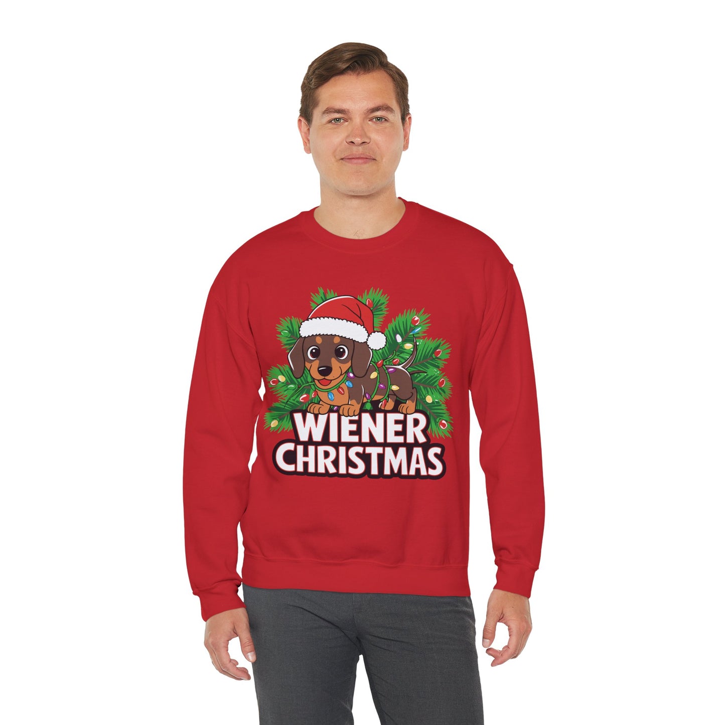 WEINER  CHRISTMAS - Unisex Heavy Blend™ Crewneck Sweatshirt