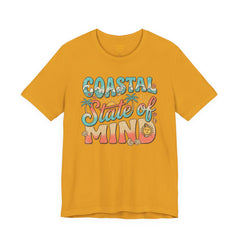 Coastal State of Mind Tee — Retro Beach Graphic T-Shirt