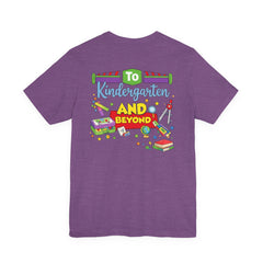 Personalized Name Kindergarten Teacher T-Shirt —  Kindergarten and Beyond Graphic Tee