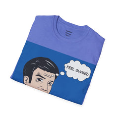Feel Sucked Pop Art Guy Unisex Softstyle T-Shirt