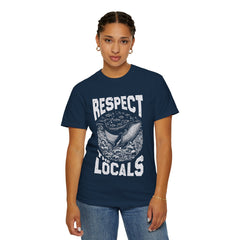 Respect the Locals Whale T-Shirt — Marine Conservation Graphic