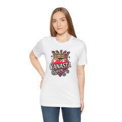 Canasta Queen Crown and Heart - Graphic Unisex Tee