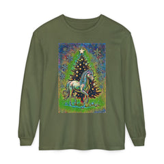 Horse Christmas Long Sleeve T-Shirt