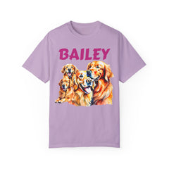 Comfort Colors Dog TShirt,Gift For Him,Use Your Own Dog Pictures,Dogs Name Tee,Gift For Her,Personalized Pet Shirt,Dog Lover Tee,Womens Tee
