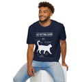 Cat Petting Guide Quote, Unisex Softstyle Graphic T-Shirt