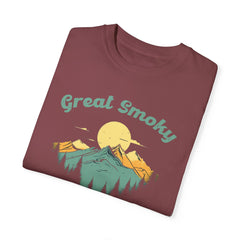 Great Smoky National Park National Park Graphic, Comfort Colors Soft Relaxed Fit Unisex Garment-Dyed T-shirt