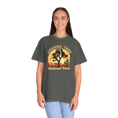 Joshua Tree National Park Graphic, Comfort Colors Soft Relaxed Fit Unisex Garment-Dyed T-shirt