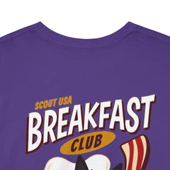 Breakfast Club Dog T‑Shirt — Retro Bacon & Eggs Graphic Tee