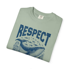 Respect the Locals Whale T-Shirt — Marine Conservation Graphic