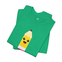 Emoji TEACHER PENCIL- Graphic Unisex Jersey Short Sleeve Tee